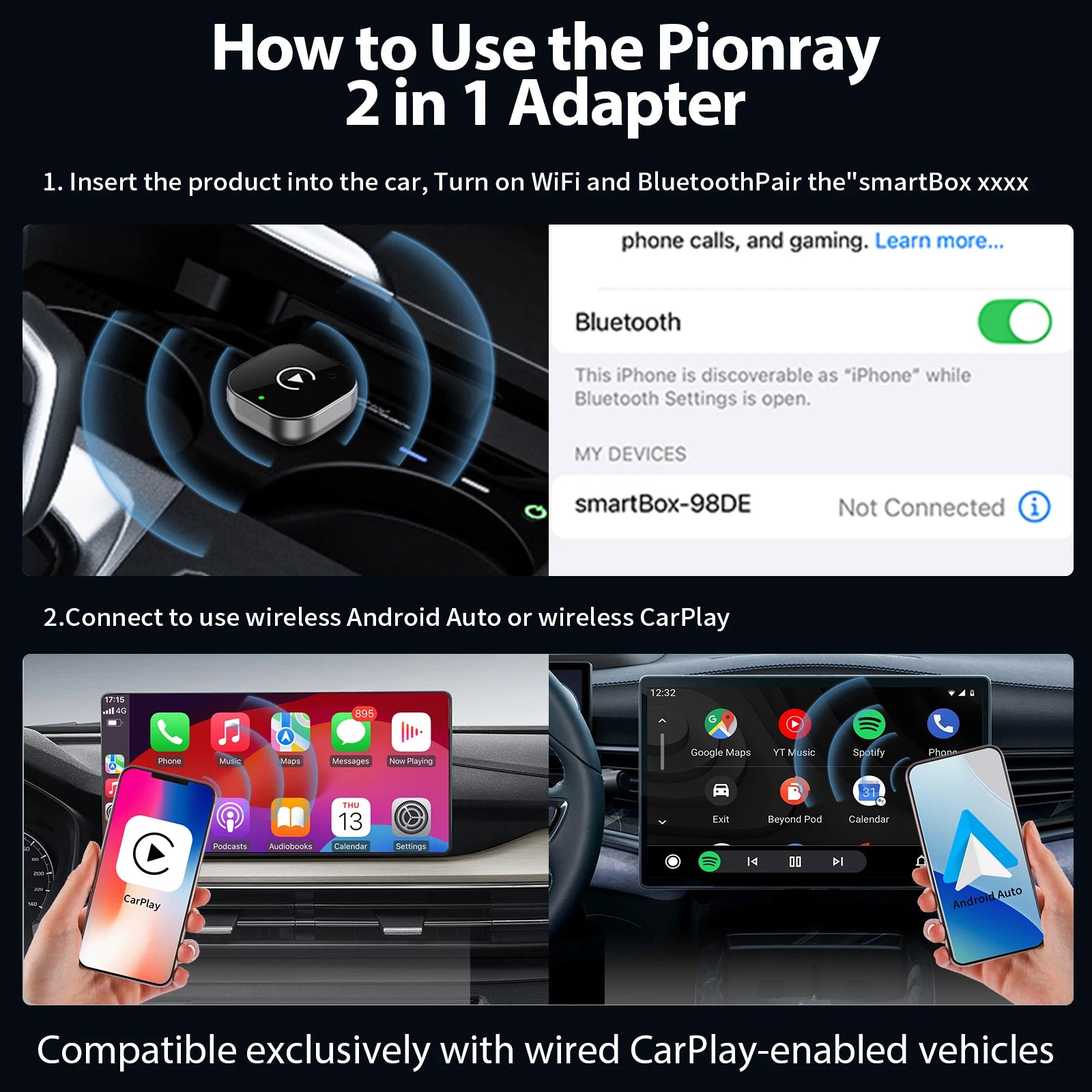 MagicDrive Wireless CarPlay Adapter